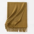 thumbnail image 1 of Lepsheexh Womens Scarf Solid Warm Elegant Scarf All Match Neck Gaiter And Outdoor Decorative Shawl for Cold Weather, 1 of 3