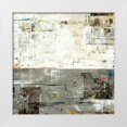thumbnail image 1 of Lera 12x12 White Modern Wood Framed Museum Art Print Titled - Grey Zone II, 1 of 4
