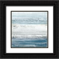 thumbnail image 1 of Lera 20x20 Black Ornate Wood Framed with Double Matting Museum Art Print Titled - Blue Marble I, 1 of 4