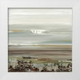 thumbnail image 1 of Lera 26x26 White Modern Wood Framed Museum Art Print Titled - Abyss II, 1 of 4