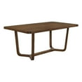 thumbnail image 1 of Lere Dining Table-Antique Style Brown Wood-Spacious 71 Inch Rectangular Top, 1 of 6