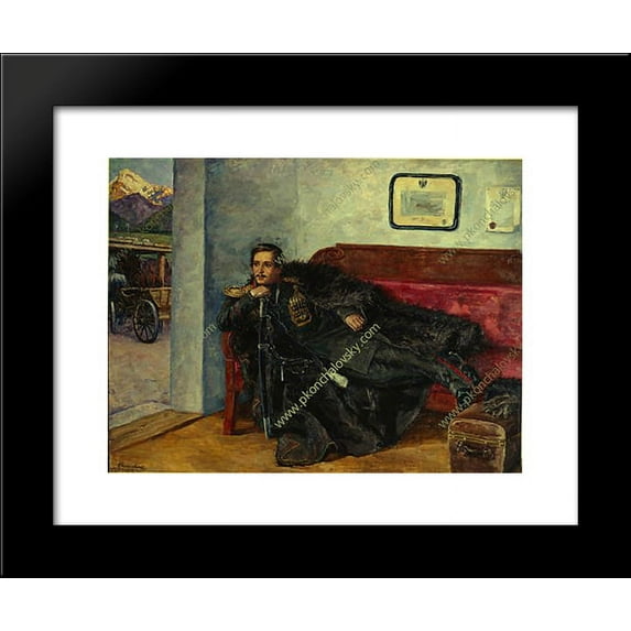 Lermontov 20x24 Framed Art Print by Pyotr Konchalovsky