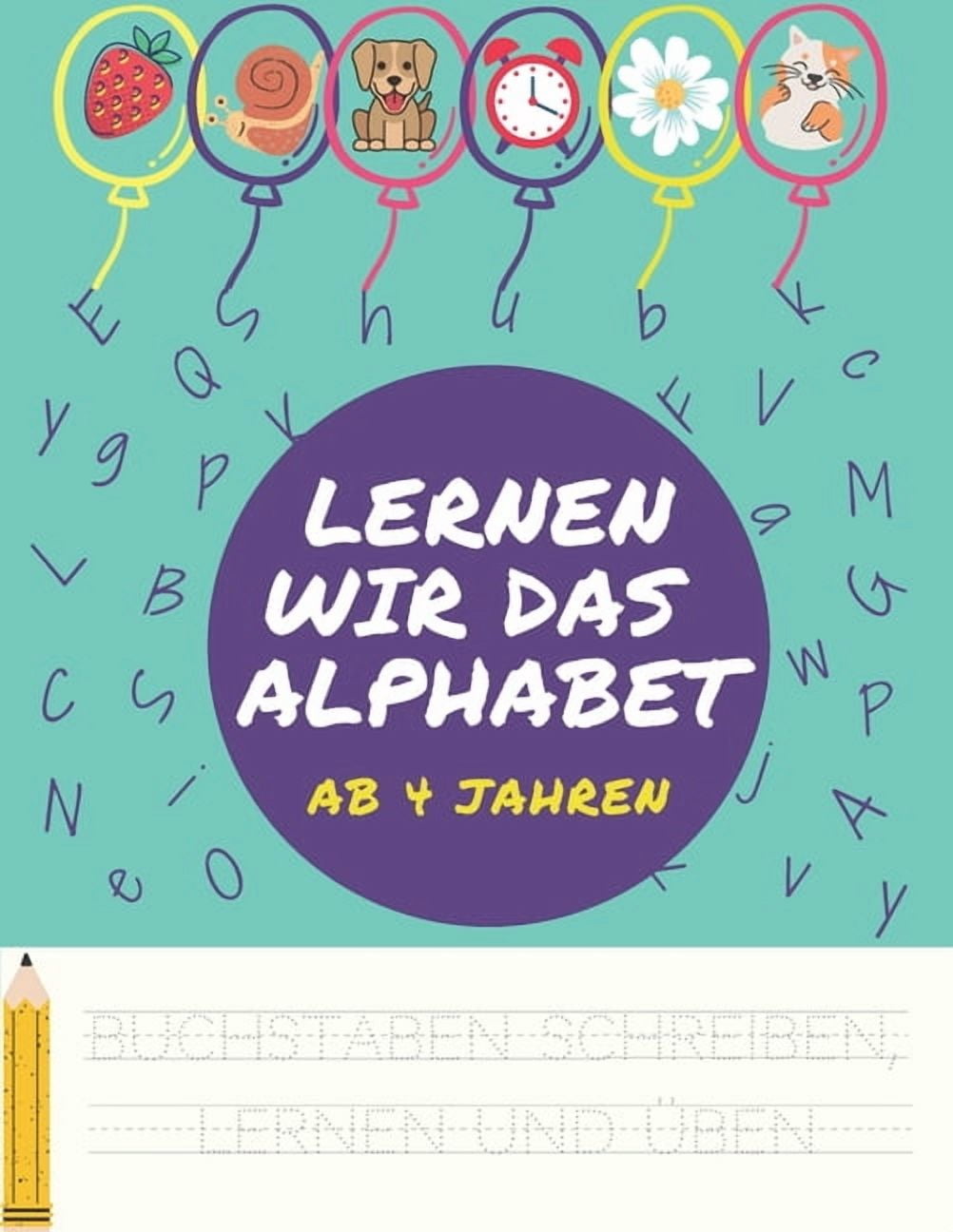 Lernen wir das Alphabet: Ab 4 Jahren (Mädchen und Junge): Buchstaben