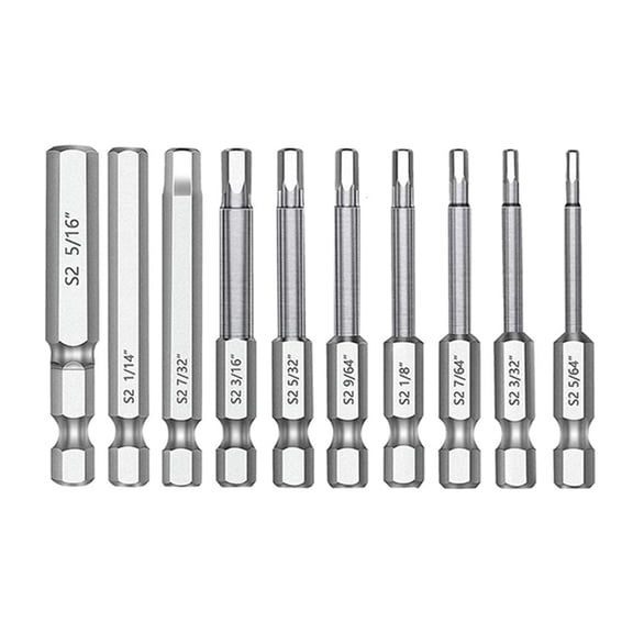 Lerpwige 10 Size Magnetic Screwdriver Bits Set Gift for Men