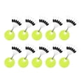 thumbnail image 1 of Lerpwige 10Grop Oval/Cylinder Fishing Float Bobber Stopper Float Sinkers Stops, 1 of 13