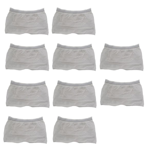 Lerpwige 10Pcs Disposable Panties Hygienic Boxer Briefs for Travel and Postpartum Women
