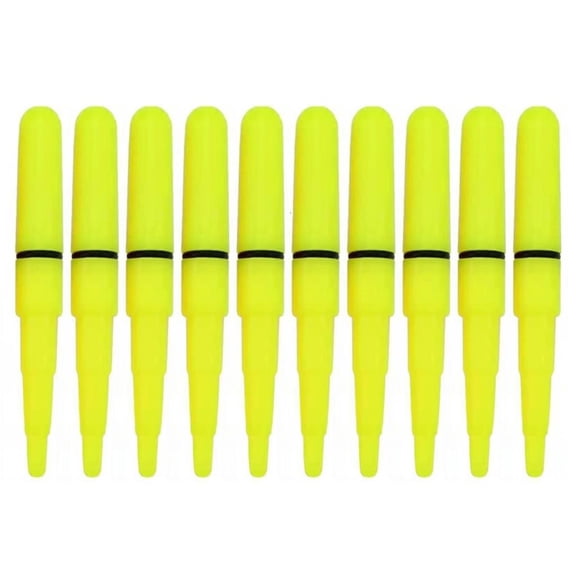 Lerpwige 10Pcs Fishing Rod Tip Glow Stick Waterproofs LED Night Fishing Rod Light