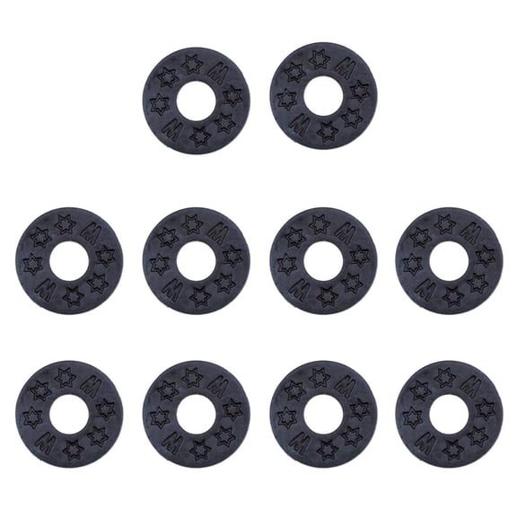 Lerpwige 10Pcs Rubber Locking Guitar Strap Locks Protector Blocks for Guitar Enthusiast