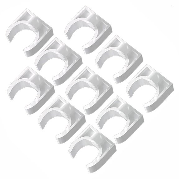 Lerpwige 10Pcs/set Water Pipe Support Holder Snaps Clip Fittings for Cable Manage