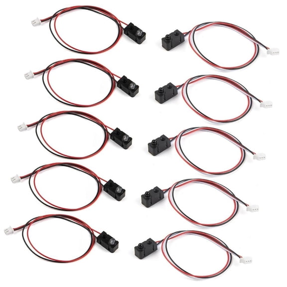 Lerpwige 10pcs Infared Beam Sensors Output Infared Sensors For Motion Detection Speeds Measurement And Applications