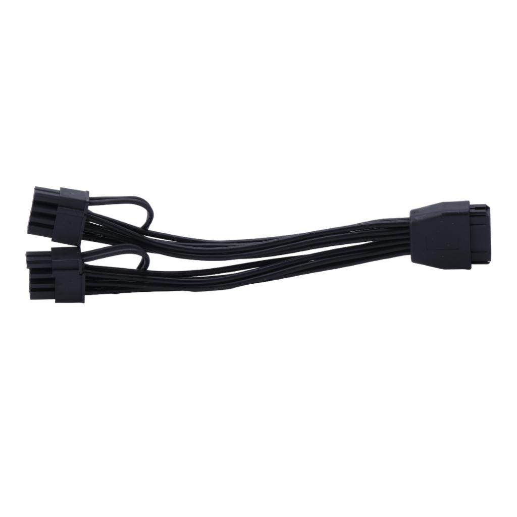12 Pin Graphics Card Lerpwige Durable 12PIN to Two 6+2 Graphics Card Power Connector PCIE ...