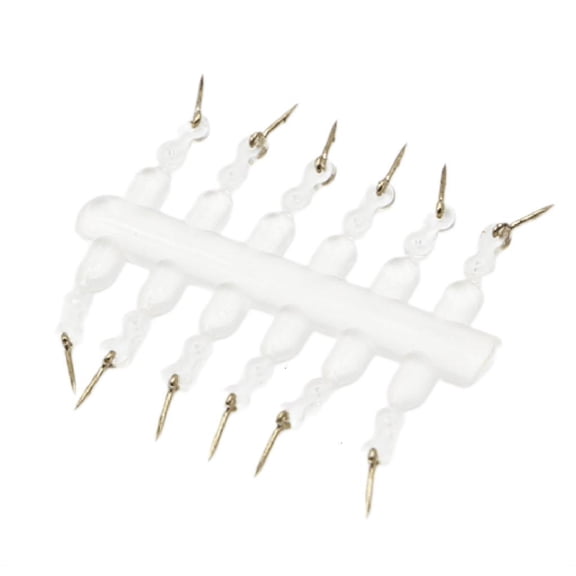 Lerpwige 12Pcs Metal Carp Baits Spikes with Barbs and Clear Corn Ronnies Hair Rig