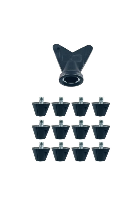 12Pcs/set 13mm/16mm Football Shoe Studs for 5MM Threaded Football Soccer Shoes