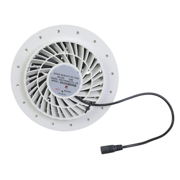 Lerpwige 12V Quiet Inline Pipe Ventilation Exhaust Fan Suitable For Heating Cooling In Home Garden Bathroom Extractor Ventilation