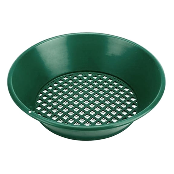 Lerpwige 14Inch Sand Sifting Sieves for Sand Gold Sieve Tray Gold Washing Net Basin