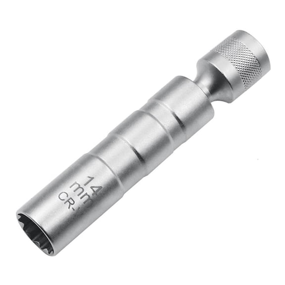 Lerpwige 14mm 12 Point Swivel Socket Universal Joint Thin Walled for Spark Plug Socket