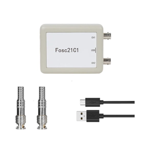 Lerpwige 2 Channel USB Oscilloscope with 1MHz Sampling and Triggering, for Electronic Testing and Projects
