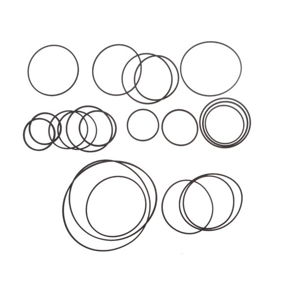 Lerpwige 20PCS 1mm Square Folded Rubber Belt for Recorders 35-65mm 190mm