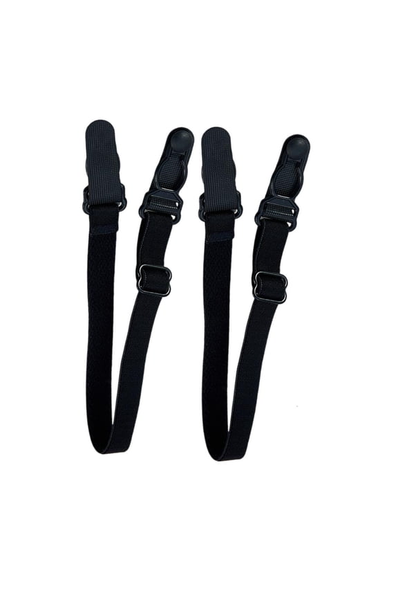 2pcs Adjustable Bra Strap Holders Slip Proof Elastic Undergarment Strap Clips