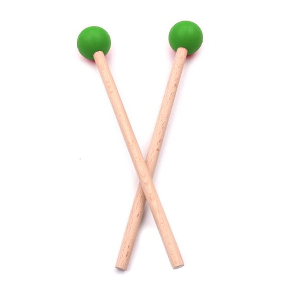 Lerpwige 2pcs Xylophone Drumstick Small Musical Drumsticks Chime Round Head Hammer