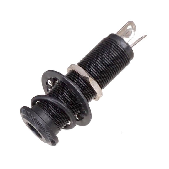 Lerpwige 3 Pin Guitar Barrels Jacks Cylinder Input Output Jacks Guitar Accessory