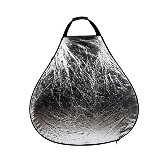 Lerpwige 30cm/60cm/80cm Foldable Triangle Photography Reflector Portable Light Modifier