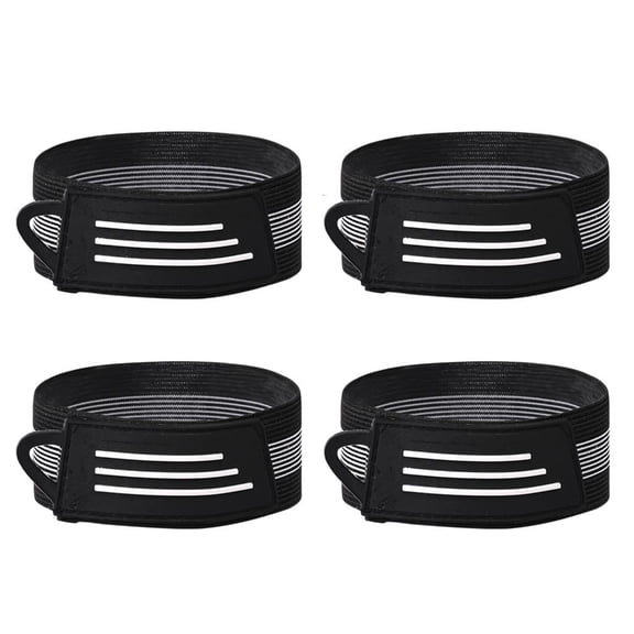 Lerpwige 4Pcs Bike Ankle Leg Strap Elastic Bike Ankle Riding Puttee Cycling Safety Bind