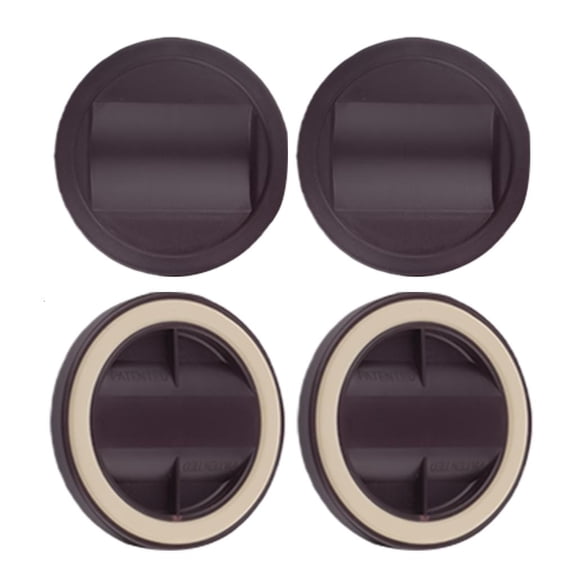Lerpwige 4Pcs Furniture Wheel Stoppers Rubber Bed Frame Stopper Furniture Caster Cups