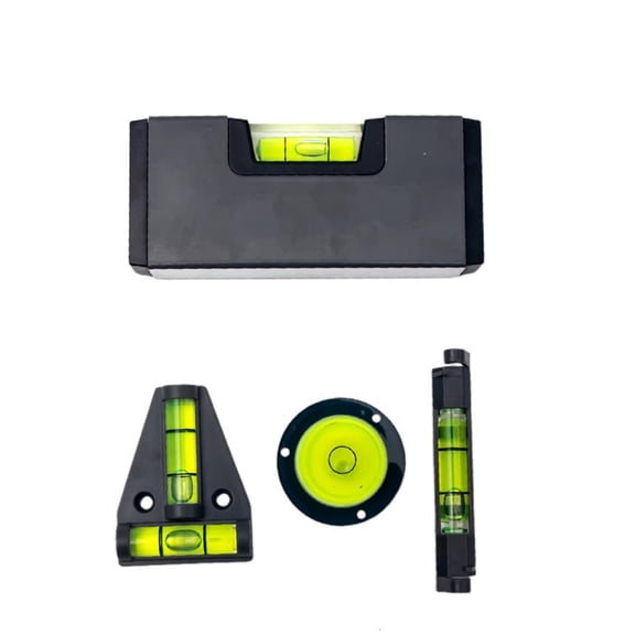 Lerpwige 4in1 Spirits Level Magnetic Protractors Angles Finders Inclinometer Gauges