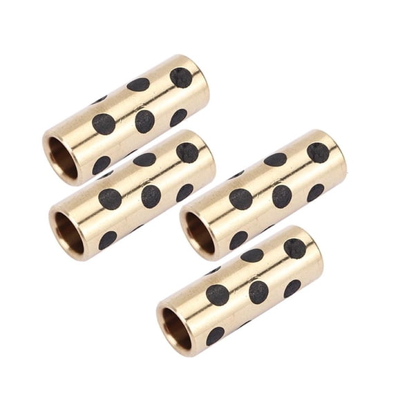 Lerpwige 4pcs Brass Bushings with 8mm Bore 3cm Heigth For Electrical