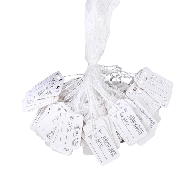 Lerpwige 500pcs Jewelry Identification Labels Product Price Identifiers Store Supplies