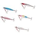 thumbnail image 1 of Lerpwige 5Pcs Shore Cast Metal Jig Spoon Sea Fishing Lures Sinking Artificial Baits, 1 of 10