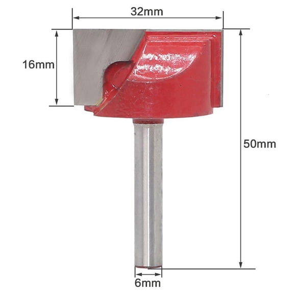 Lerpwige 6MM Shank Wood Cutter Engraving Knife Shank Router Bit Milling Cutters for Mill
