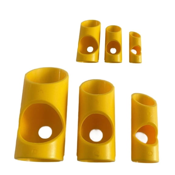 Lerpwige 6pcs ABS Pipe Cutters Slicers Different Width Measurement Gear Kit with Scale