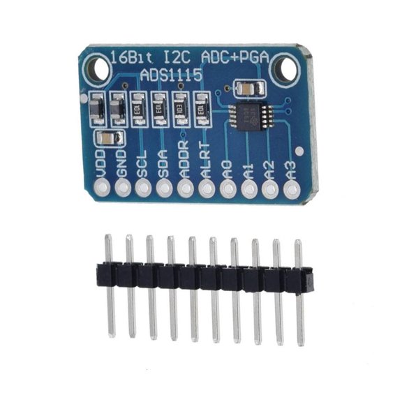 Lerpwige ADS1115 16 Bit ADC Adapter Module 4 Channel I2C Programmable Amplifier