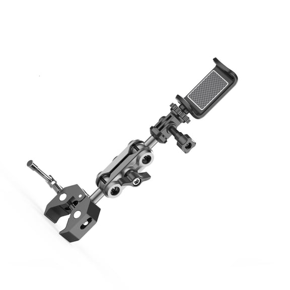 Lerpwige Adjustable Flexible 1/4 Thread Camera Mount With Double Ball Head For Stable Outdoor Outdoor Use