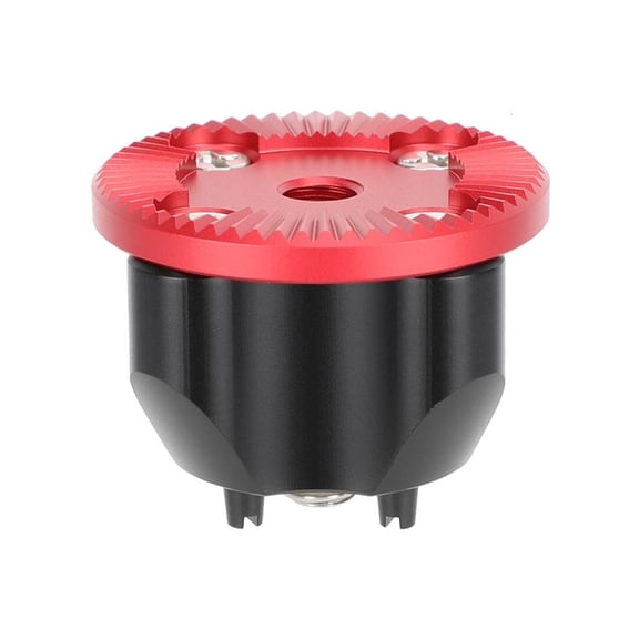 Lerpwige Adjustable Gear To 1/4inch Mount Thread Adapter For Secure Camera Tripod Connection Camera Accessories