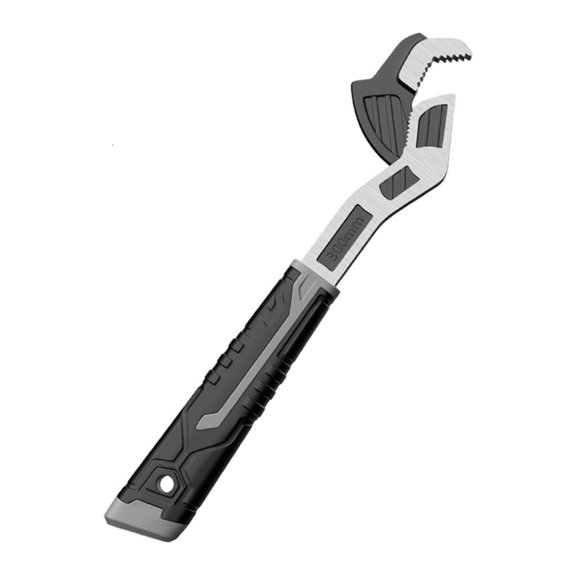 Lerpwige Adjustable Wrench Large OpeninLong Handle Universally Spanner Mechanical Workshop Hand