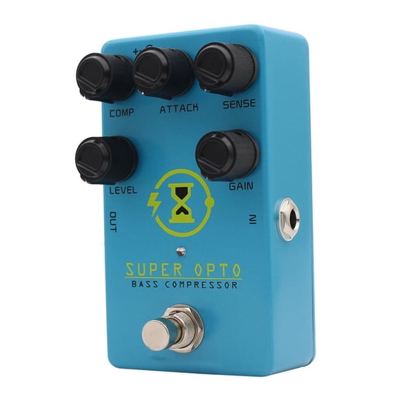 Lerpwige Aluminum Alloy Bass Compressor Pedal Replacement Part For Low Frequencies And Signals Processing