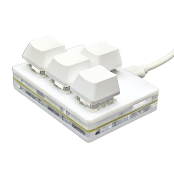 Lerpwige Programmable Key Multifunctional Keypad One Handed Mechanical Keyboard