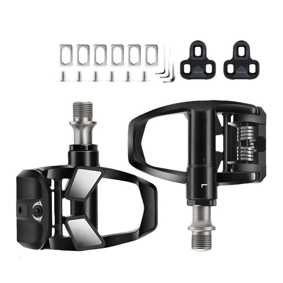 Lerpwige Bike Pedals With Look Systems Cycling Pedals Easy Install Lock Cleats Pedals