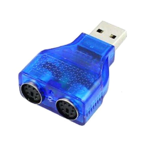 Lerpwige Hot Sale Dual Mini Din 6Pin 2.0 Laptop USB Male Converter Adapter