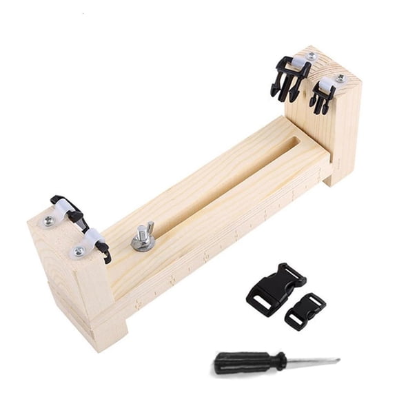 Lerpwige Bracelet Maker Making Kits Wristband Maker Wooden Paracord Jig Tool Durable