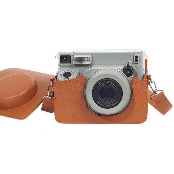 Lerpwige Camera Case Storage Accessory Pockets For Wide 400 Compact Digital Cameras