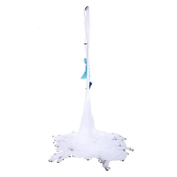 Lerpwige Casting Net with Heavy Duty Sinkers Weights for Fishing Throw Cast Net