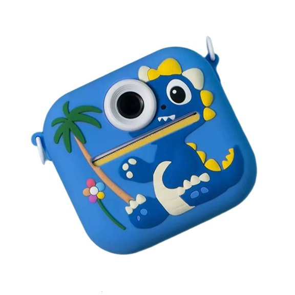 Lerpwige Children Photo Printer Camera 1080P Video 48MP Front Rear Lens 2.4Inch Screen