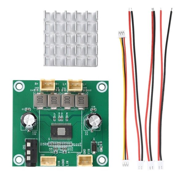 Lerpwige Class D Digital Amplifiers Board 50W+50W Stereo Output DC5V-26V Power for Home and Car Sound