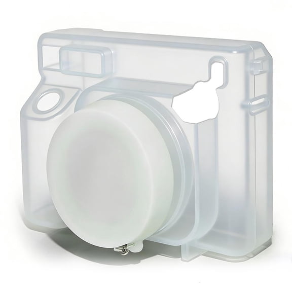 Lerpwige Clear Protective Case for Wide 400 Camera with Lens Cover, Shockproof Design