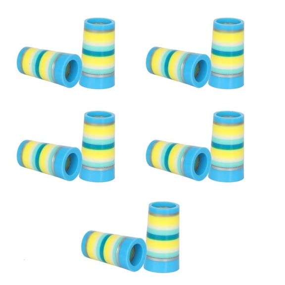 Lerpwige Colorful Striped Golfing Iron Ferrules Fit 0.35Inch 0.37Inch Iron Shafts