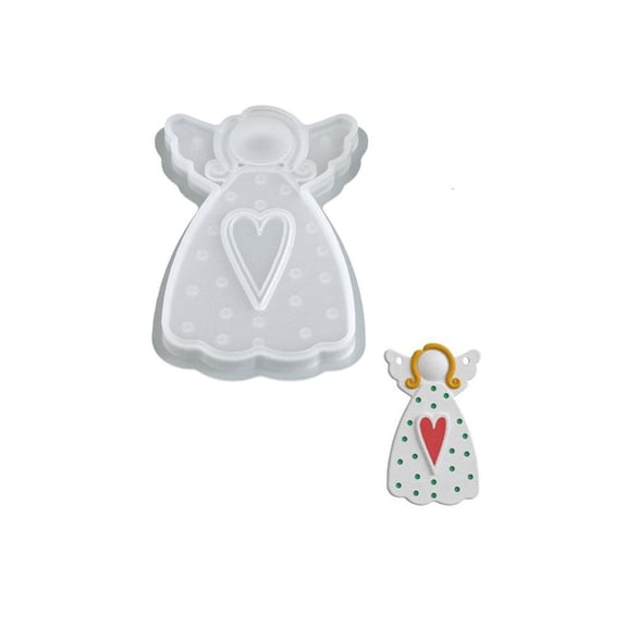 Lerpwige Customizable Silicone Jewelry Mold For Crafting Angel Wing Pendants With Dry Flowers